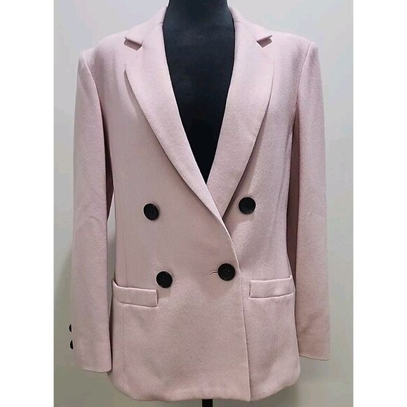 Corriana Apparel Jackets & Blazers - Vintage Women's Corriana Apparel Pink Wool Double Breast Blazer Jacket Sz 6